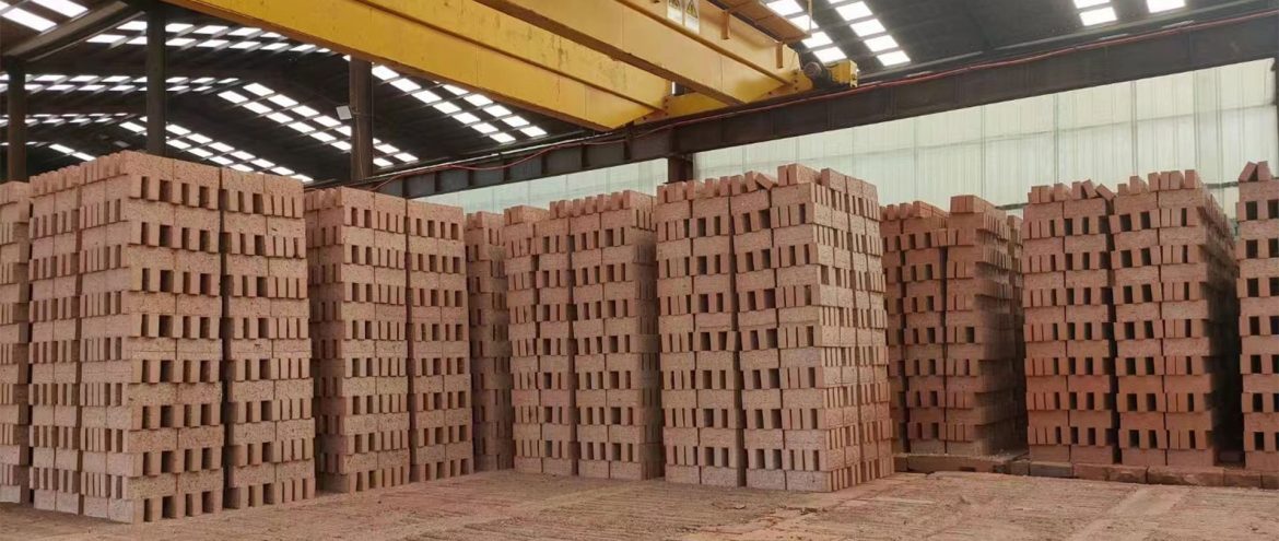 How to make red bricks from clay in china?