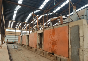 2020.3 Uzbekistan fully automatic clay brick production line