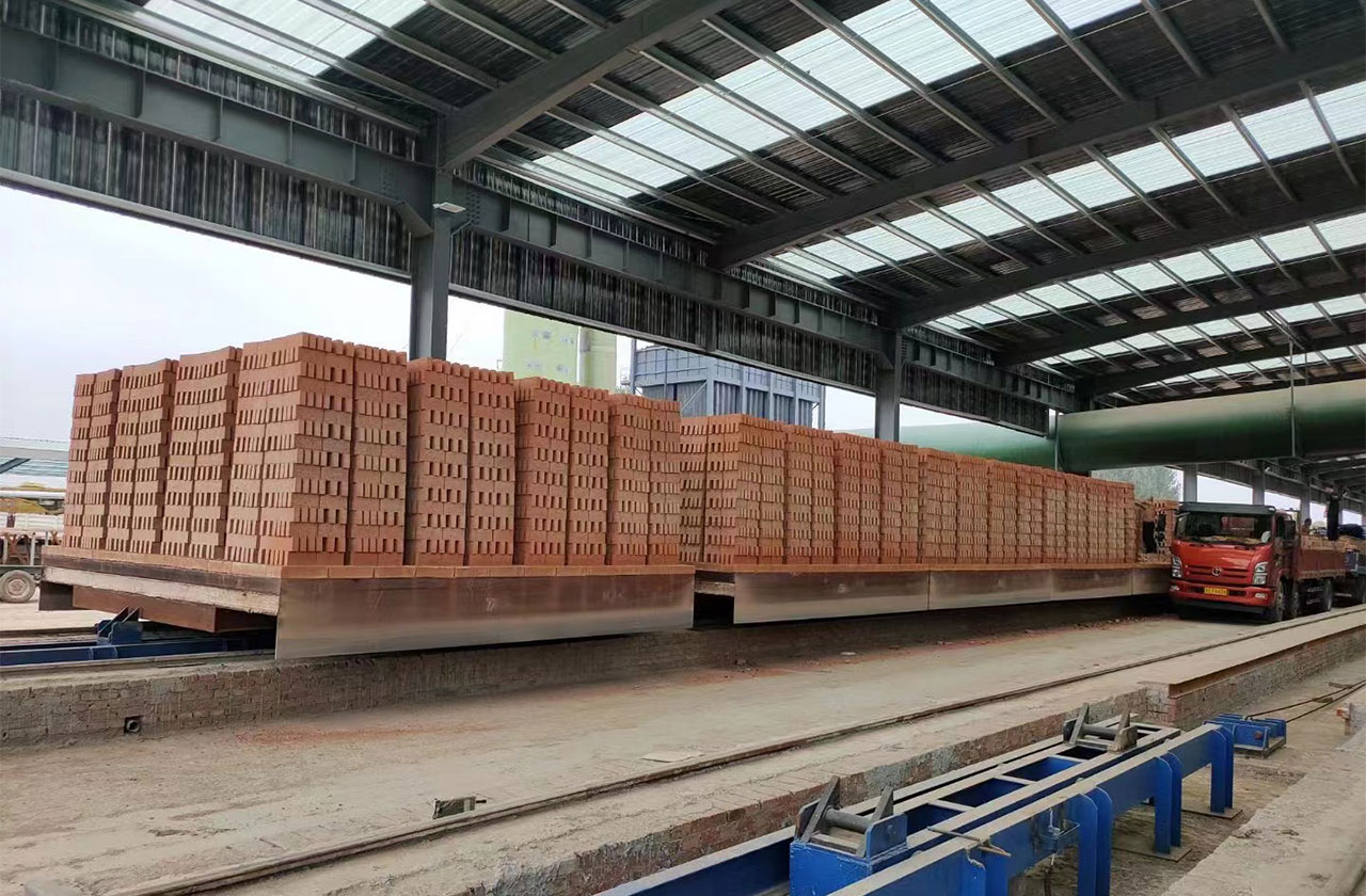 2020.3 Uzbekistan fully automatic clay brick production line