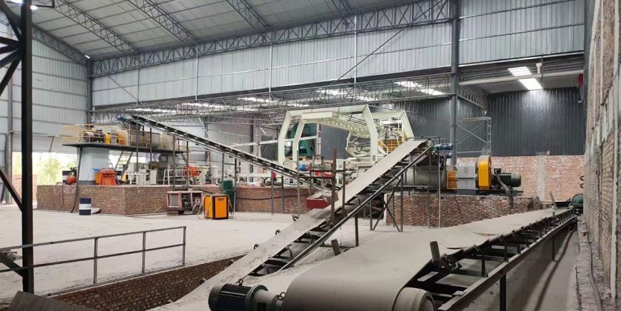 2020.3 Uzbekistan fully automatic clay brick production line