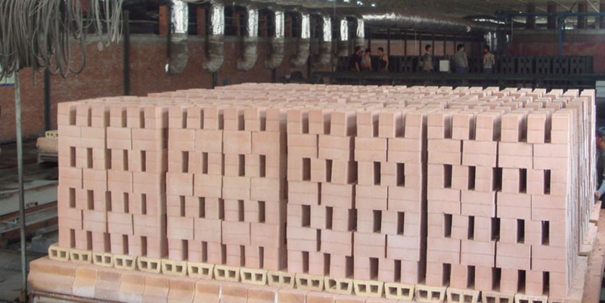 Sep.2015 clay brick factory in Uzbekistan