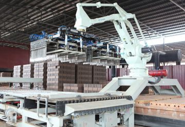 Aug.2016 fully automatic clay brick production line in Zimbabwe