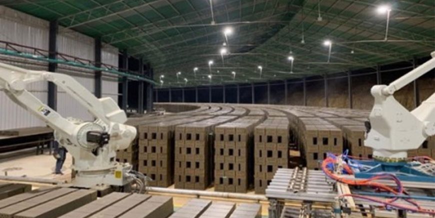Feb.2022 vollautomatische TONZIEGEL-PRODUKTIONSLINIE IN Tadschikistan