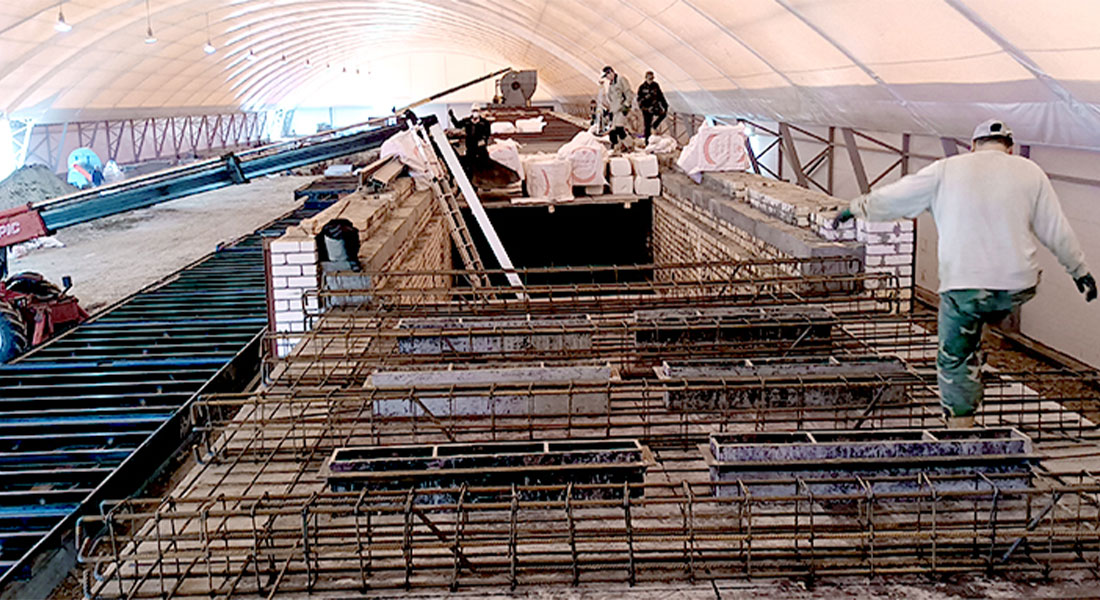 Feb.2022 fully auto CLAY BRICK PRODUCTION LINE IN Tajikistan