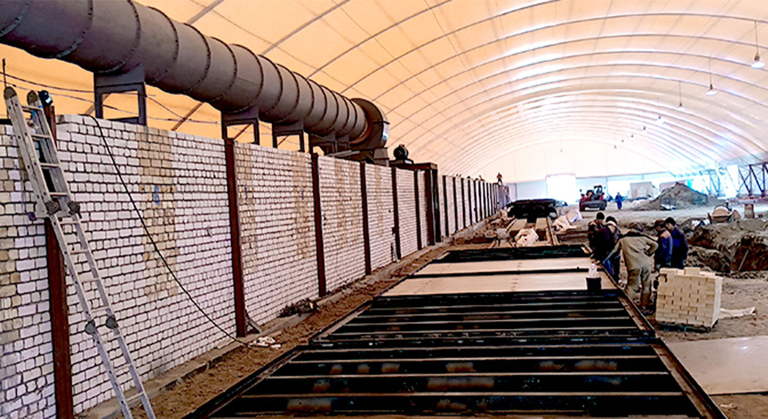 Feb.2022 fully auto CLAY BRICK PRODUCTION LINE IN Tajikistan