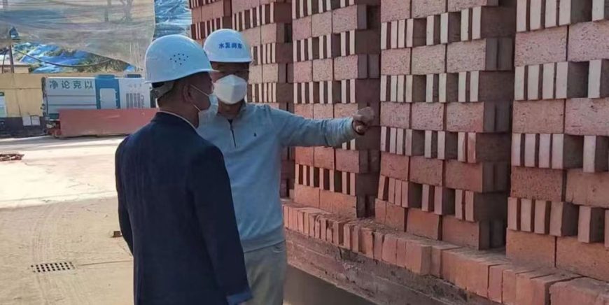Feb.2022 vollautomatische TONZIEGEL-PRODUKTIONSLINIE IN Tadschikistan